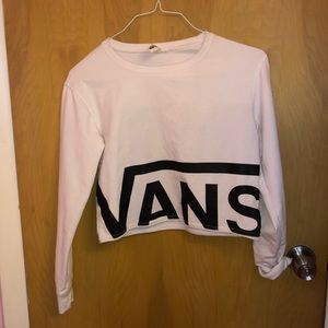 Vans logo crop top